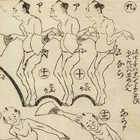 葛飾北斎 『踊独稽古』